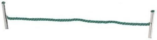 Whitecroft Essentials 27201/10 127 mm Metal Ended Treasury Tags - Green (Pack of 100