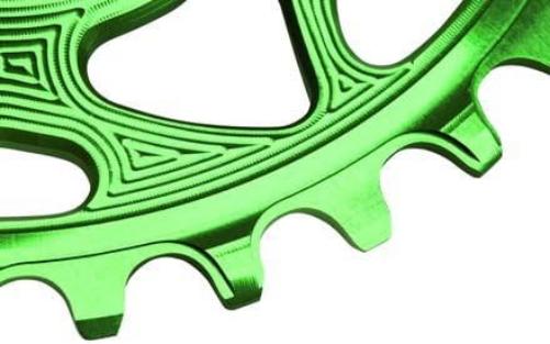 Assoluto Black Race Face ovale Cinch Boost Direct Mount Traction Corona