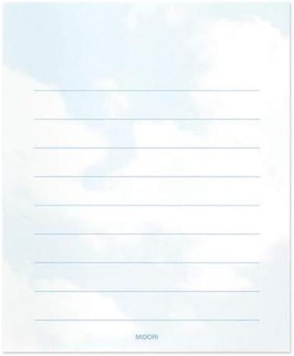 Midori Mini Letter Set, Sky Blue Nokimochi 91802-608