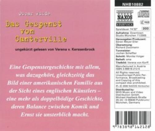 Das Gespenst von Canterville: Lesung (Klassiker der Literatur)