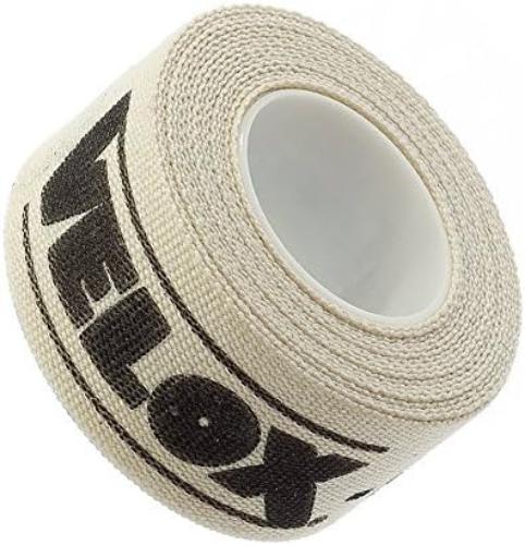 Velox F222K00 Jante Cotton Tape 22mm Cotton Rim Tape - White, 22mm x 2m