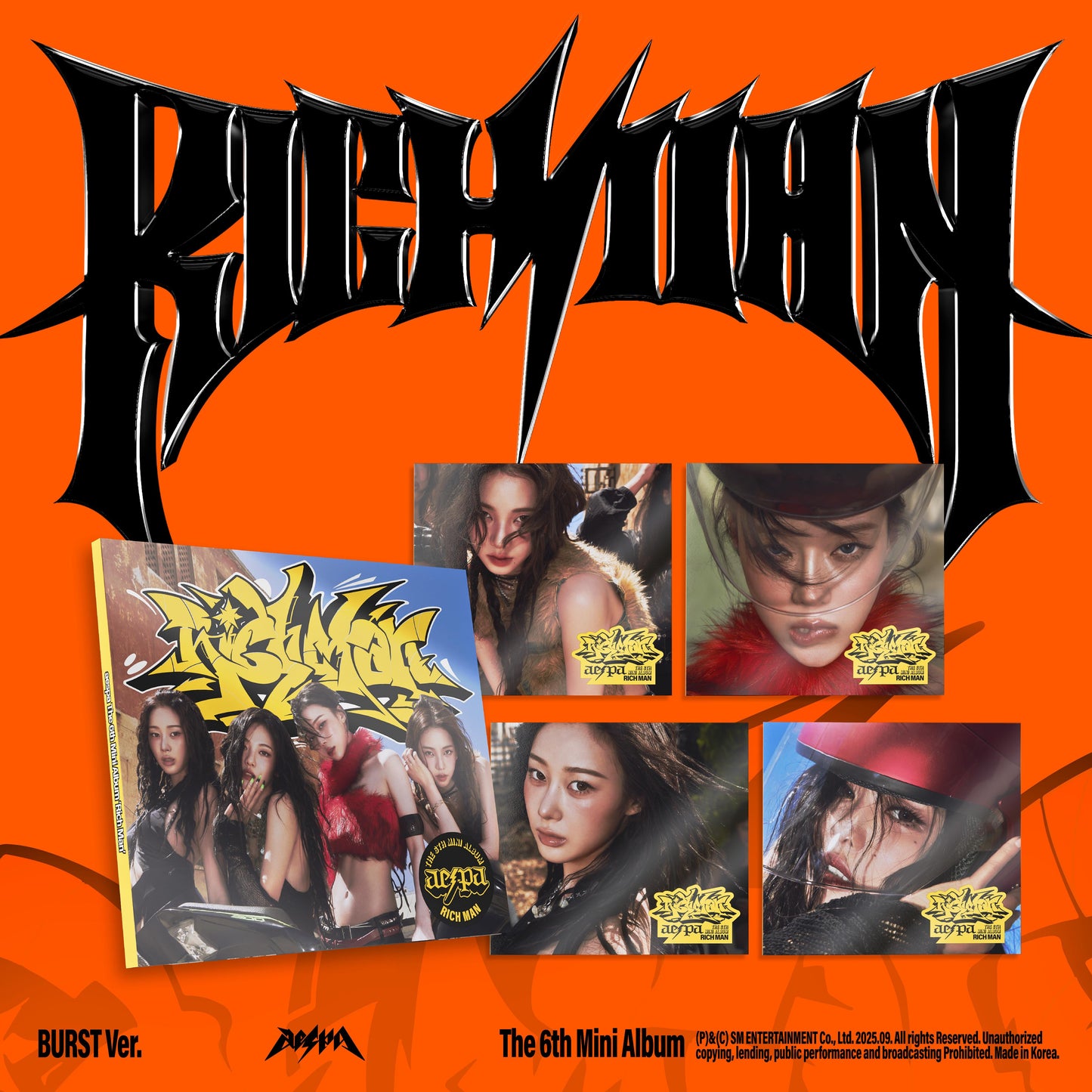 The 6th Mini Album 'Rich Man' (BURST Ver. / GISELLE Ver.)