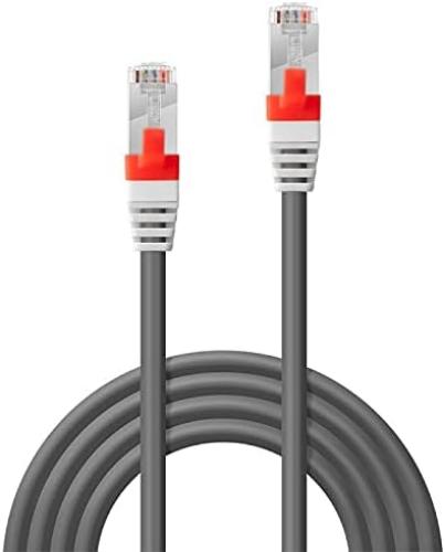 Lindy 7.5m Cat.6A S/FTP LSZH Ethernet Cable, Grey