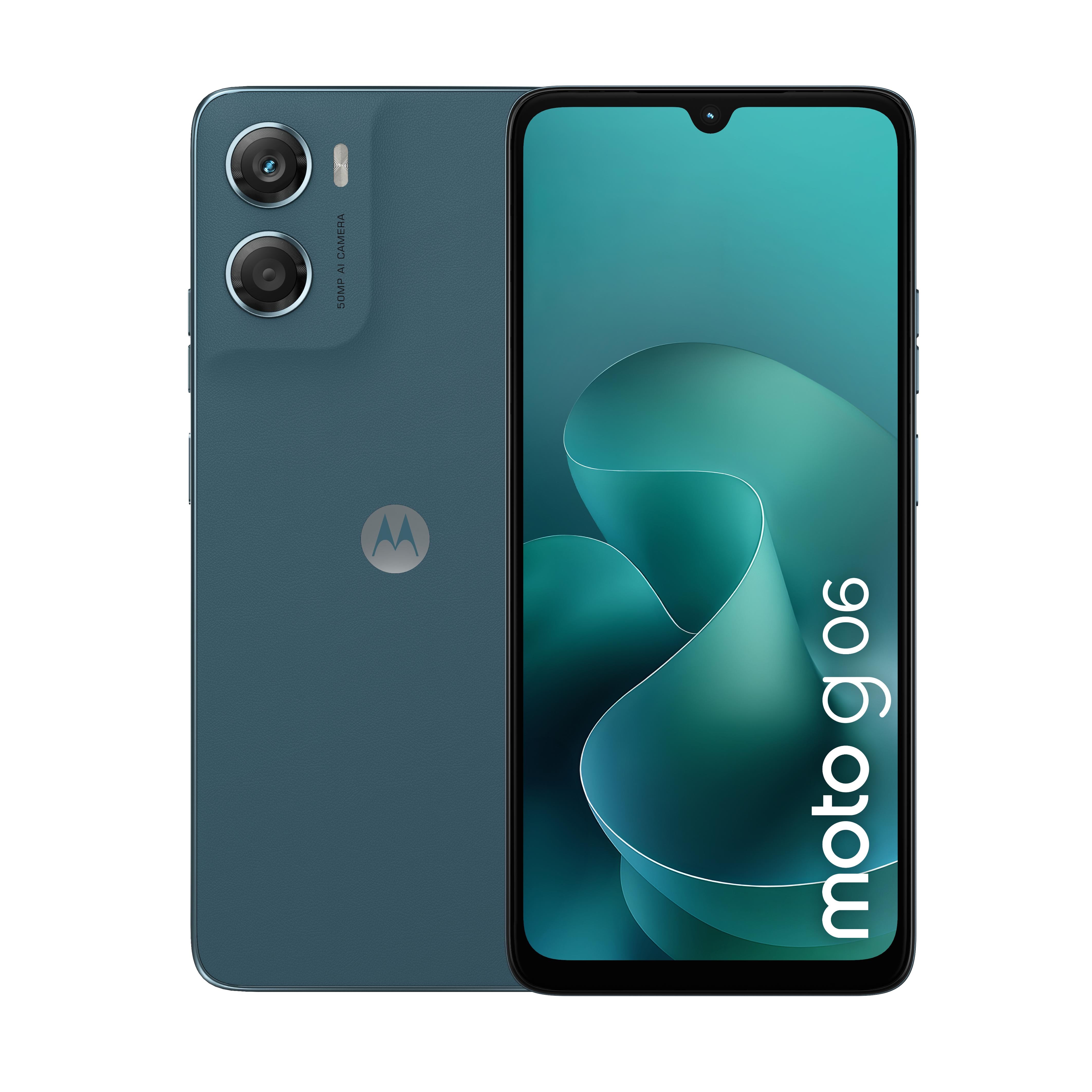 Motorola moto g06 17.5 cm (6.88") Dual SIM Android 15 4G USB Type-C 4 GB 256 GB 5200 mAh Blue