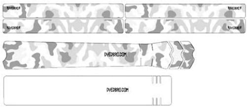 DYEDBRO - Gravel - Camo (Matte) - Bike Frame Protector - Dyed Bro