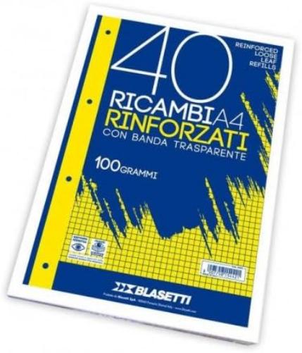 Blasetti 5443 Ricambi Rinforzati in Plastica a Prova di Strappo, 100g