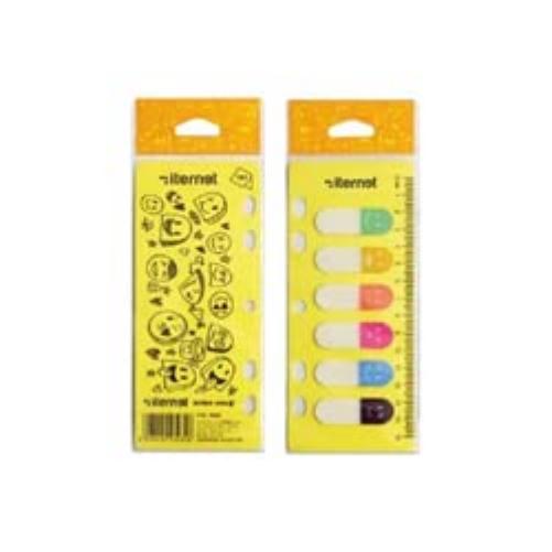 Segnapagina - 120 fogli (6 x 20) - emoji 3282a