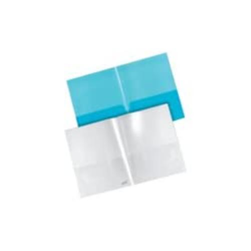 CF5CARTELLINA DOPPIA TASCA INT BLU