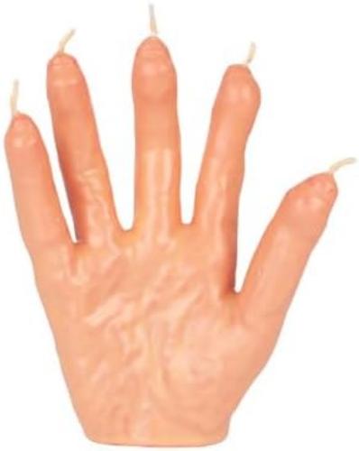 Amscan: Candle Hand-Shaped With Blood Effect 16 Cm H