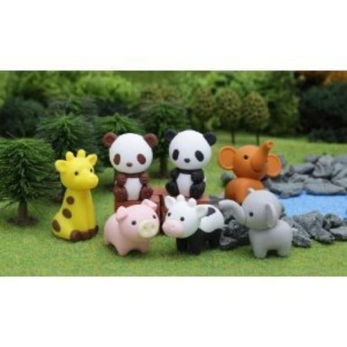 Iwako Japanese Puzzle Take Apart Erasers Zoo Animals - assorted