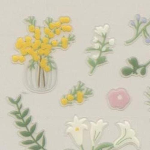 Swatelier Sticker Flower Sticker Cute 1124