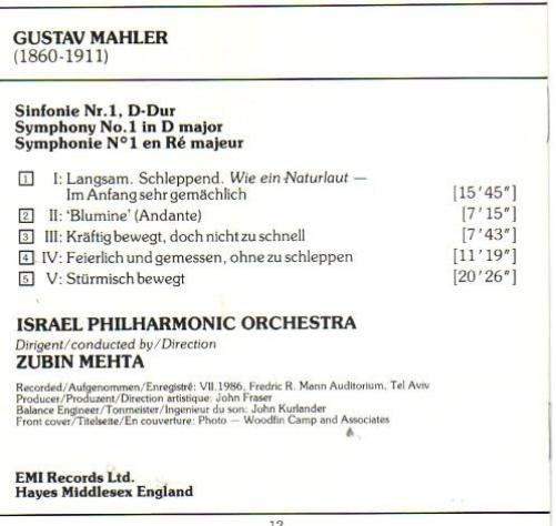 Symphony No. 1