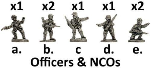 Flames of War Infantry Platoon: German Infanterie, 2020, 14+, 156+, Classic, Unisex, Plastic, Assembly Required, 12 Units, English