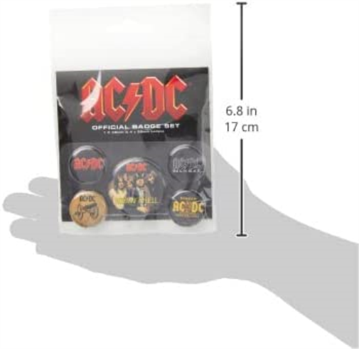 AC/DC Logo Unisex Set Insignia multicolor
