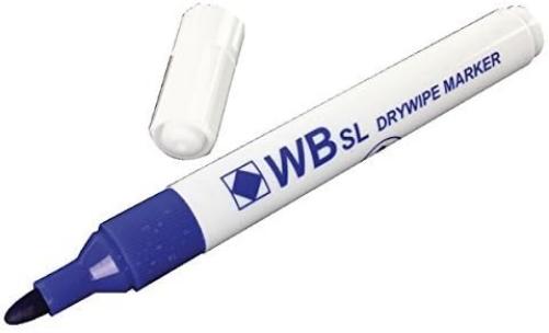 Whiteboard Marker Bullet Tip Blue WX98002