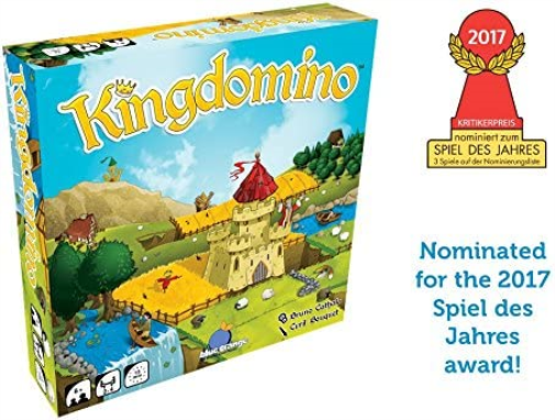Blue Orange , Kingdomino Game , Board Game , Ages 8+ , 2-4 Players , 15 Minutes Playing Time