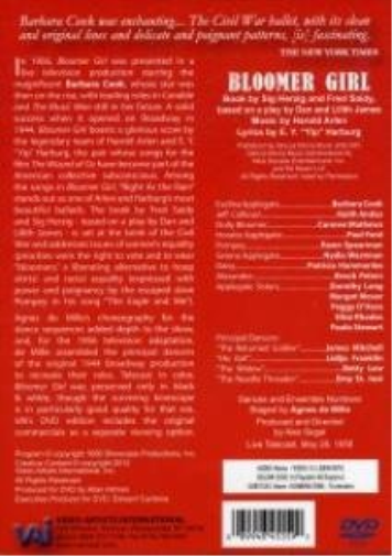Bloomer Girl: Live Telecast 1956