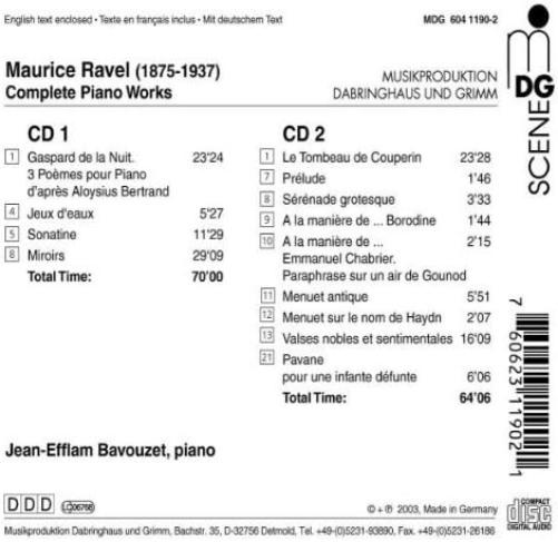 Ravel: Complete Piano Works