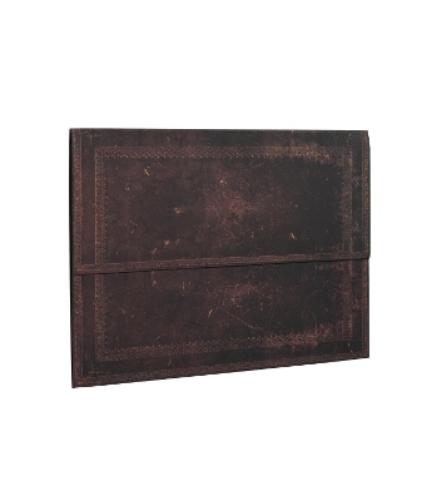 Black Moroccan Bold (Old Leather Collection) Document Folder