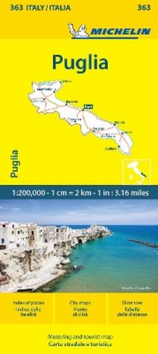 Puglia - Michelin Local Map 363: Map (Maps/Local Michelin