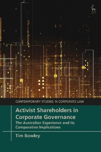 Activist Shareholders in Corporate Governance