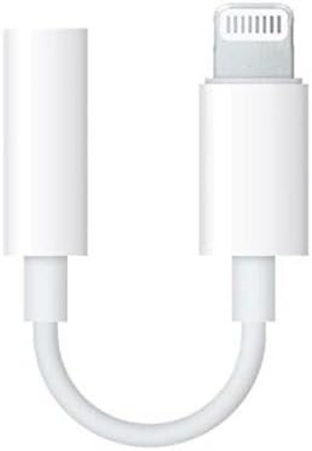 Apple Lightning To 3.5 Mm Headphone Jack Adapter - Lightning To Headphone Jack Adapter - Lightning Male To Mini-Phone St