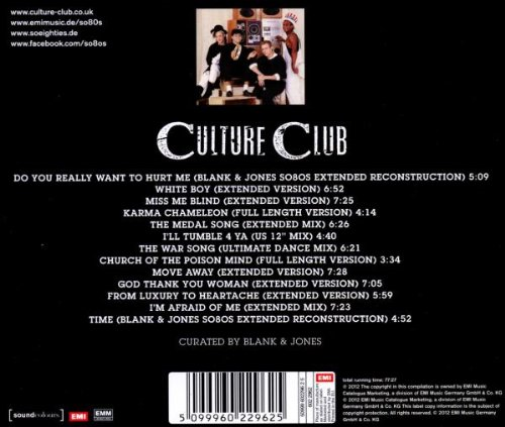 So80s Presents Culture Club - Curated By Blank & Jones