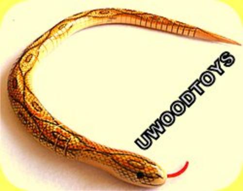 Wooden hose 50 cm brown