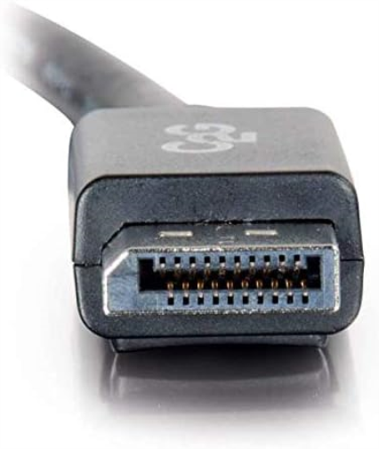 C2G 1M 8K DisplayPort Cable with Locking Latches 8K UHD Ultra High Definition DisplayPort Male to Male Computer Monitor Cable Black …
