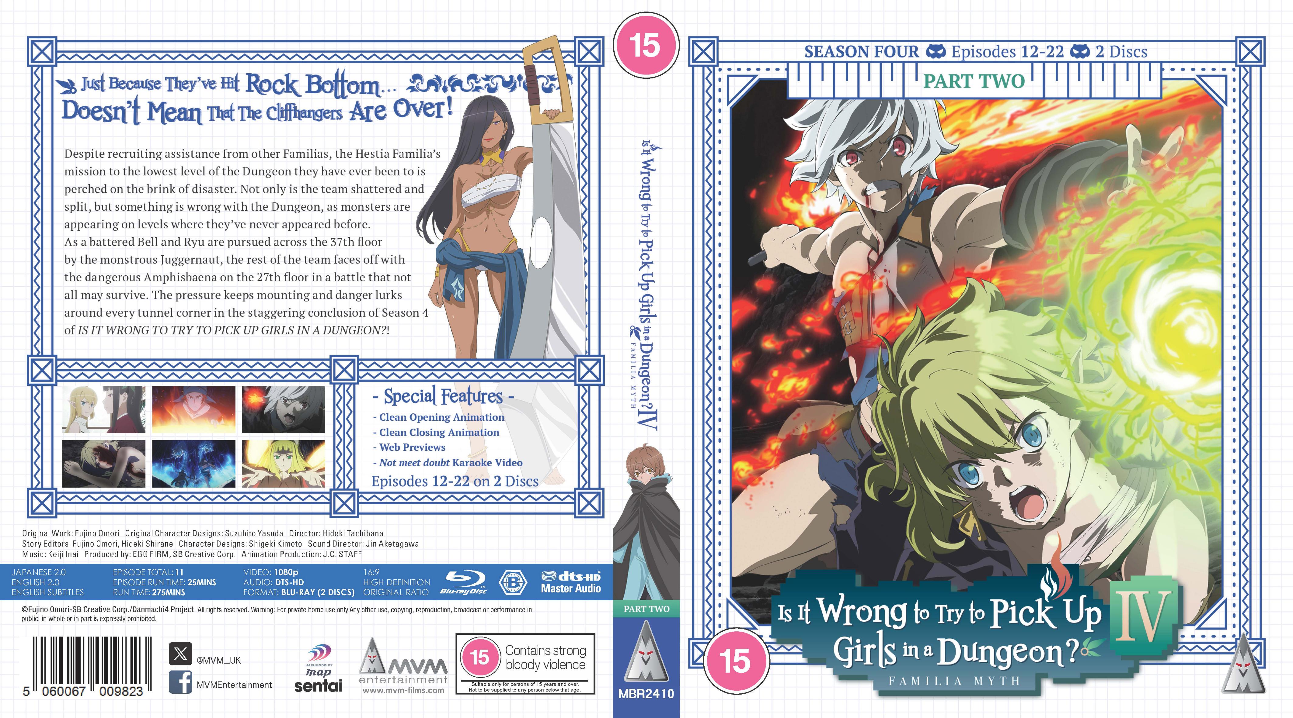 Is It Wrong to Pick Up Girls in a Dungeon? S4 Pt2