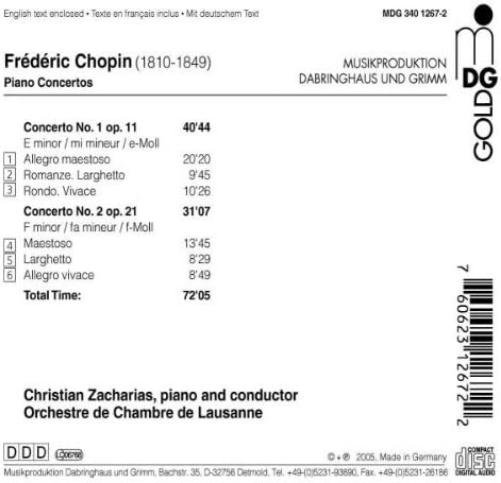Zacharias/Orchestre de Chambre de Lausanne