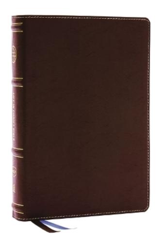 Life in Christ Bible: Discovering, Believing, and Rejoicing in Who God Says You Are (NKJV, Brown Bonded Leather, Thumb Indexed, Red Letter, Comfort Print