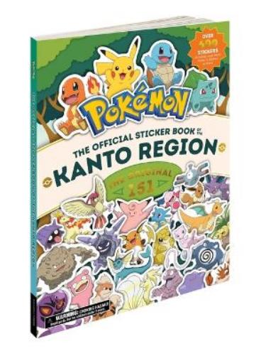 Pokémon The Official Sticker Book of the Kanto Region