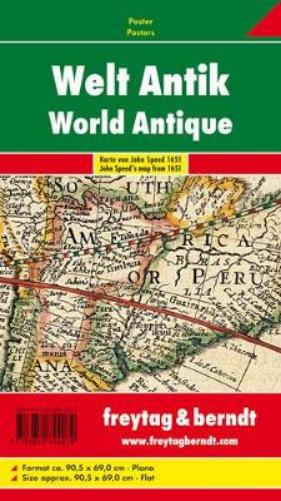World antique, map from John Speed 1651,