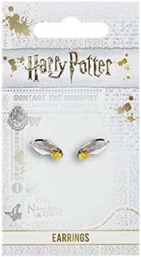 Harry Potter Golden Snitch Oorbellenset zilverkleurig Fan merch, Film