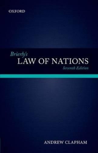 Brierly's Law of Nations