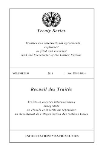 Treaty Series 3150 (English/French Edition)