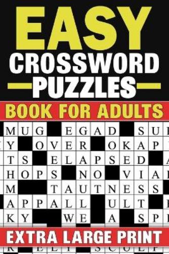 Easy Crossword Puzzles Book For Adults