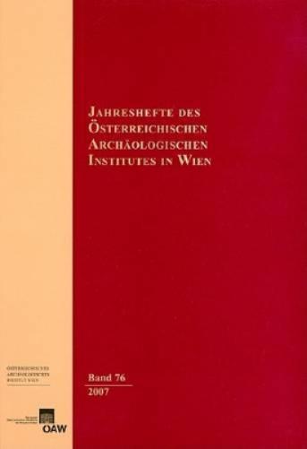 Jahreshefte Des Osterreichischen Instituts in Wien