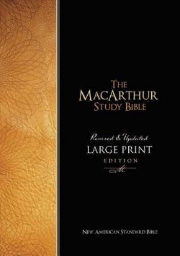 The NASB, MacArthur Study Bible, Large Print, Hardcover, Thumb Indexed