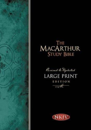 NKJV, The MacArthur Study Bible, Large Print, Hardcover, Thumb Indexed