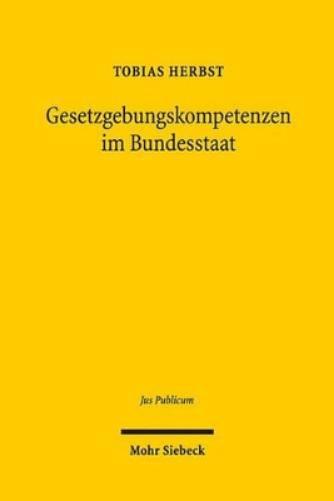 Gesetzgebungskompetenzen im Bundesstaat