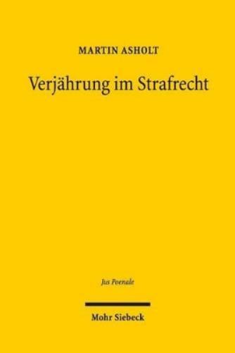 Verjährung im Strafrecht