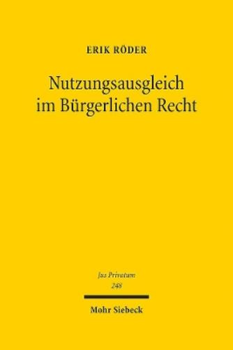 Nutzungsausgleich im Bürgerlichen Recht