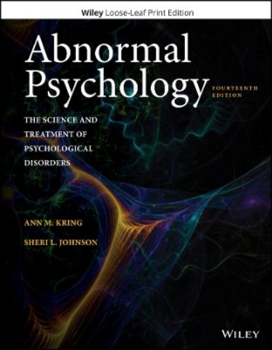 Abnormal Psychology