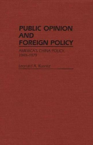 Public Opinion and Foreign Policy