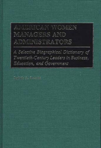 American Women Managers and Administrators