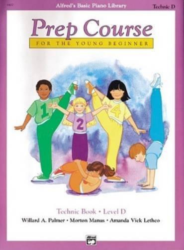 Basic Piano Library Prep Course Technic Book D