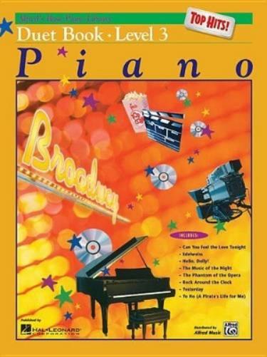 Alfred's Basic Piano Library Top Hits Duet 3
