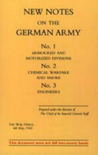 New Notes on the German Army